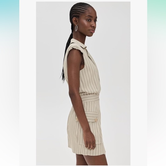 NWT Ramy Brook XXS Dianne Dress in Canvas Mint - Picture 2 of 7